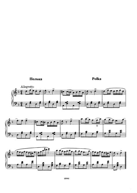 Mikhail Ivanovich Glinka Polka In D Minor Complete Version Sheet Music