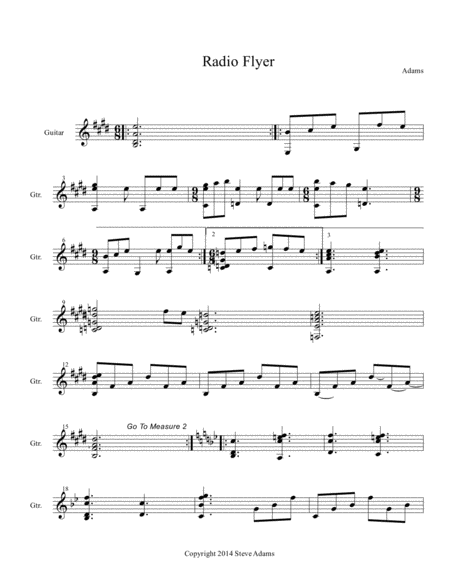 Free Sheet Music Miniature No 1