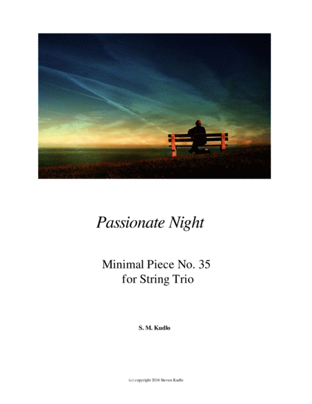 Minimal Piece No 35 For String Trio Sheet Music