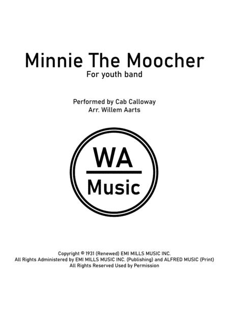 Minnie The Moocher The Blues Brothers By Cab Calloway Youth Band Sheet Music