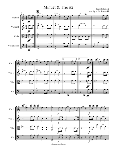 Minuet And Trio 2 Sheet Music