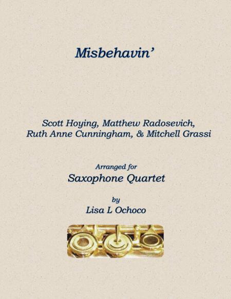Free Sheet Music Misbehavin For Saxophone Quartet At B