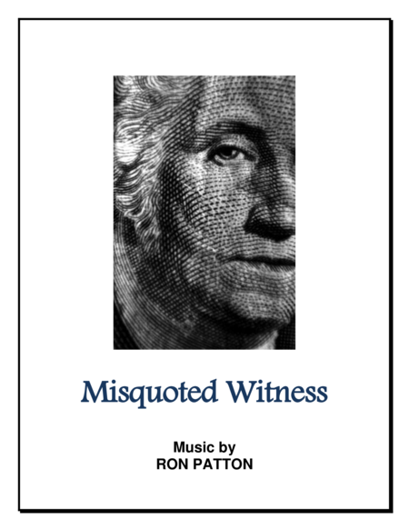 Free Sheet Music Misquoted Witness