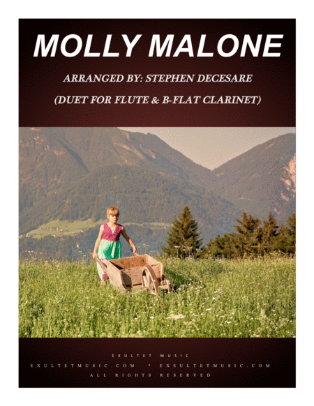 Molly Malone Duet For Flute And Bb Clarinet Sheet Music