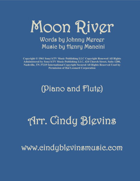 Moon River Arranged For Piano And Flute Sheet Music