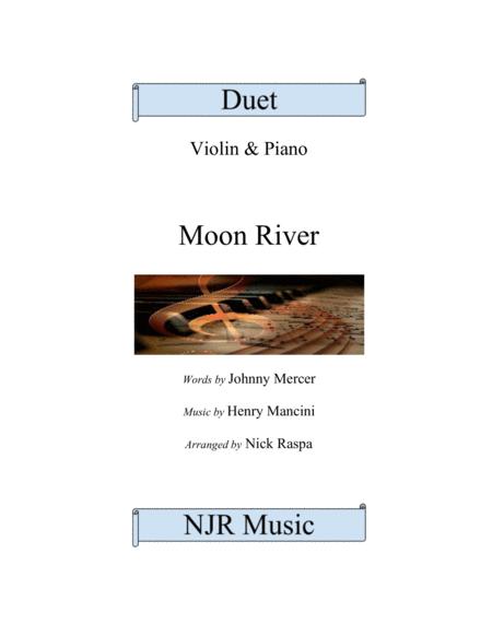 Moon River Violin Piano Advanced Sheet Music