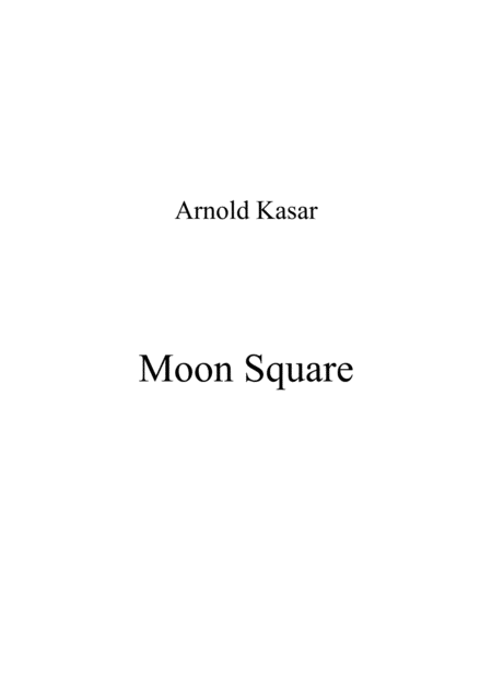 Moon Square Sheet Music