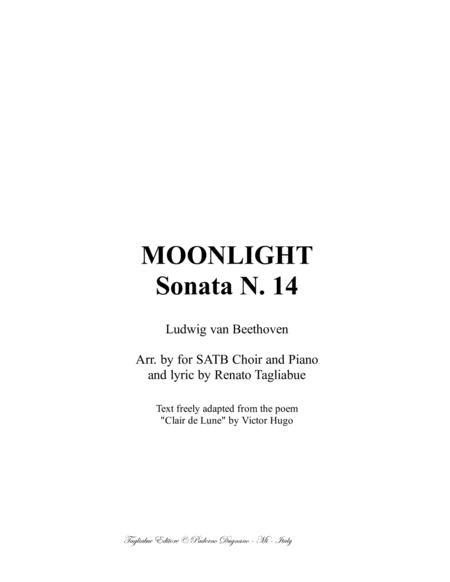 Moonlight Sonata 1st Mov Arr In E Minor For Satb Choir And Piano Sheet Music