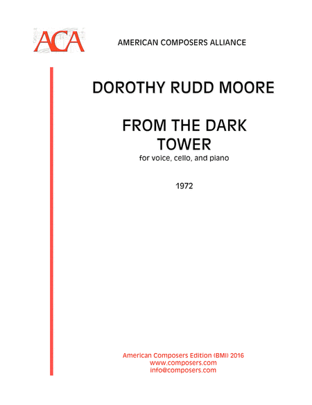 Free Sheet Music Moore From The Dark Tower Chamber