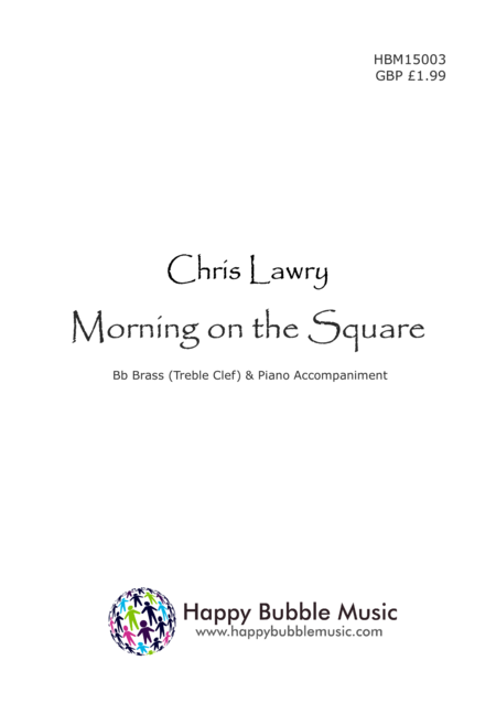 Morning On The Square For Bb Brass Treble Clef Piano From Scenes From A Parisian Cafe Sheet Music