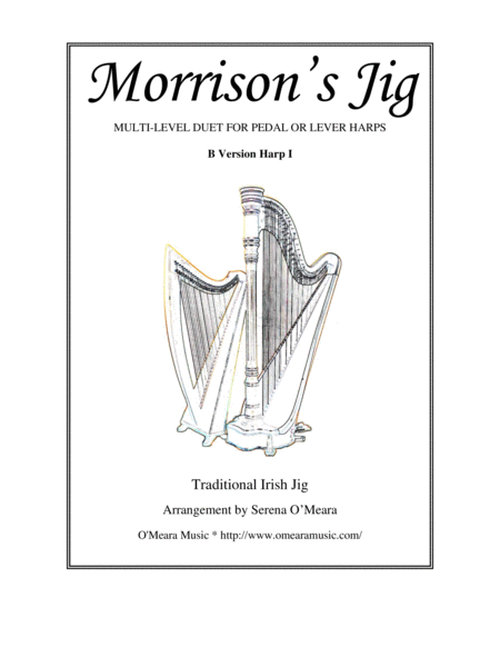 Free Sheet Music Morrisons Jig B Version Harp I