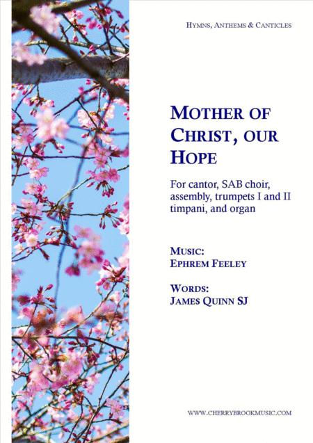 Free Sheet Music Mother Of Christ Our Hope