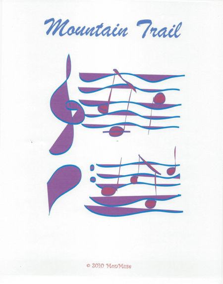 Free Sheet Music Mountain Trail