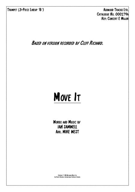 Move It 3 Piece Brass Section B Sheet Music