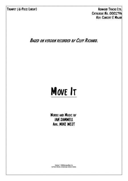 Free Sheet Music Move It 4 Piece Brass Section