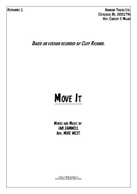 Free Sheet Music Move It Keyboards 1