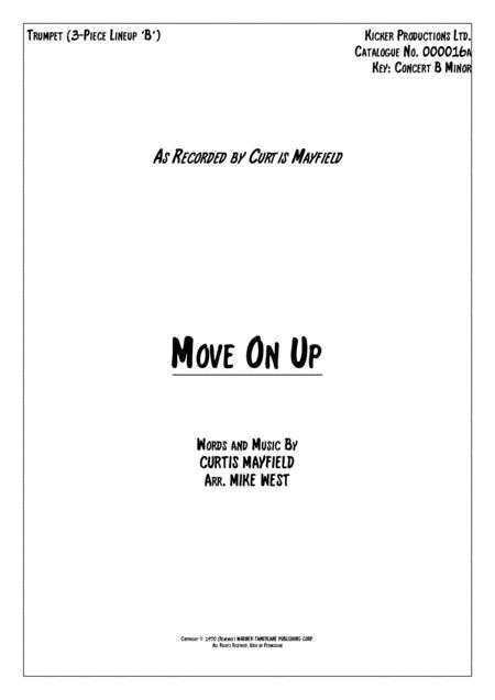 Move On Up 3 Piece Brass Section B Sheet Music