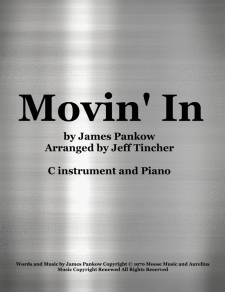 Movin In Sheet Music