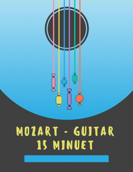 Mozart 15 Minuet For Guitar Sheet Music