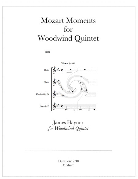 Free Sheet Music Mozart Moments