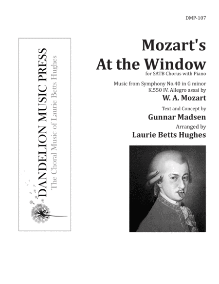 Free Sheet Music Mozarts At The Window Satb