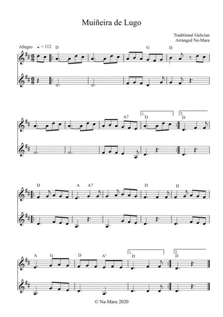 Free Sheet Music Muieira De Lugo