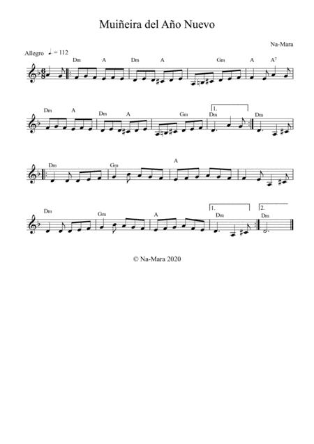 Muieira Del Ao Nuevo Sheet Music