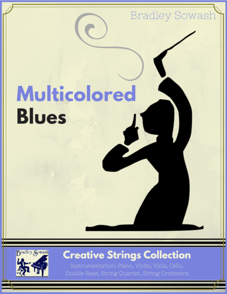 Multicolored Blues Creative Strings Sheet Music