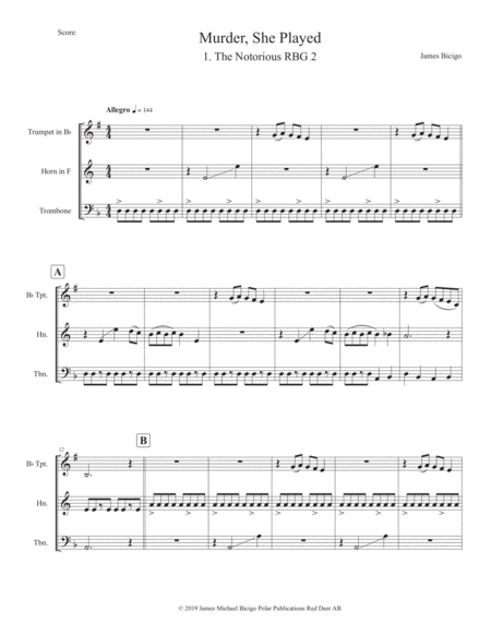 Free Sheet Music Murder She Played