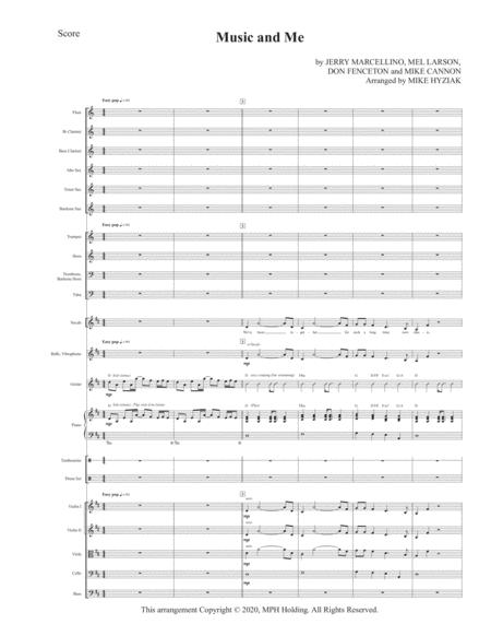 Free Sheet Music Music And Me