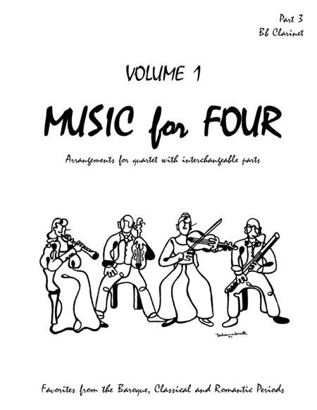 Music For Four Volume 1 Part 3 Clarinet In Bb 70133 Sheet Music