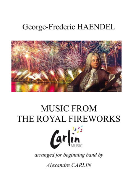 Free Sheet Music Music From The Royal Fireworks By Haendel For Beginning Band Score Parts