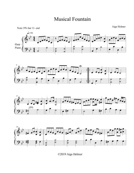 Musical Fountain Sheet Music