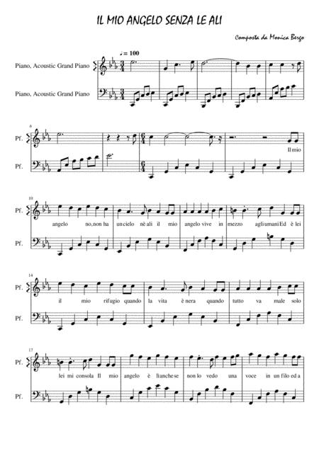 My Angel Without Wings Sheet Music