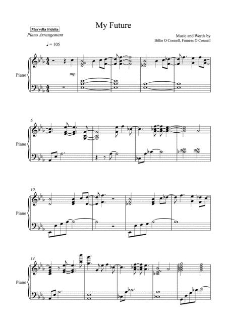 Free Sheet Music My Future