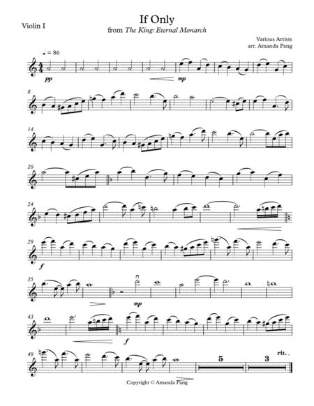 My Love If Only Sheet Music