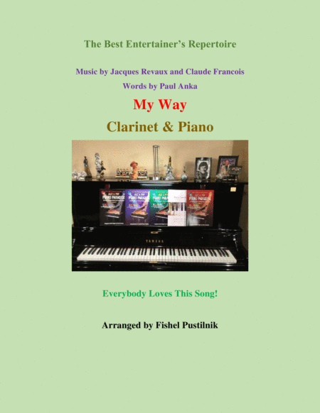 My Way For Clarinet And Piano Jazz Pop Version Sheet Music