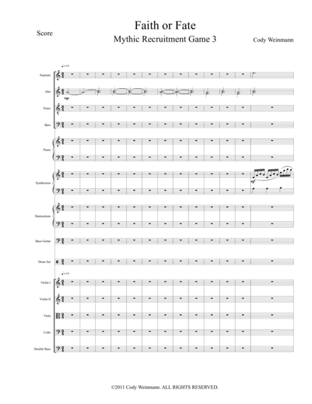 Mythic Recruitment Theme Sheet Music