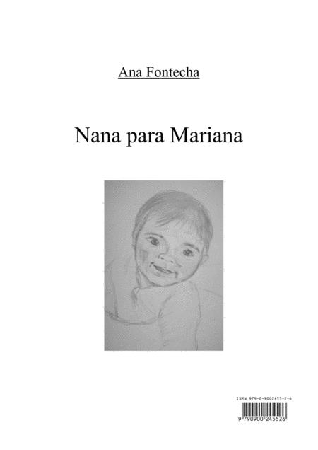 Free Sheet Music Nana Para Mariana
