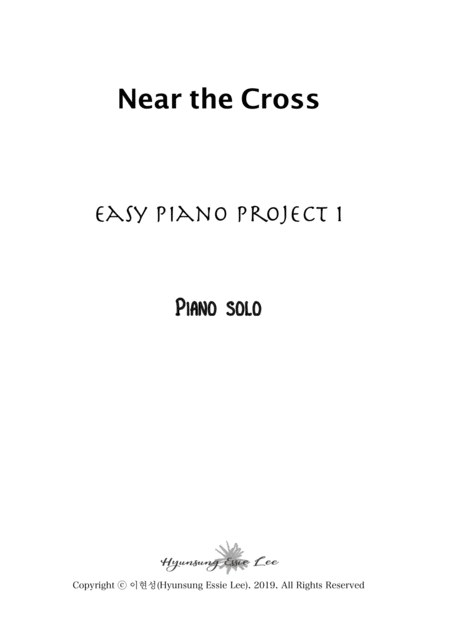 Near The Cross Piano Solo Sheet Music