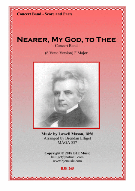 Free Sheet Music Nearer My God To Thee Concert Band