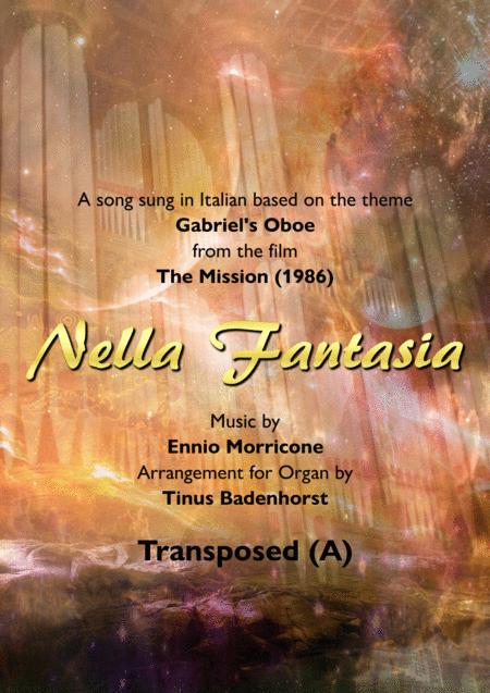 Free Sheet Music Nella Fantasia Organ Arrangement In A