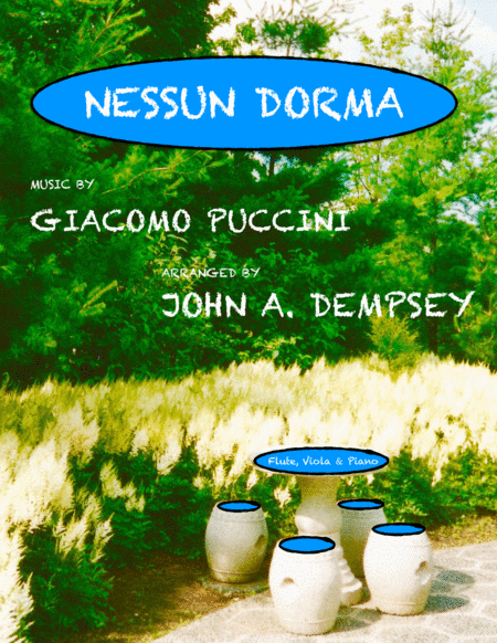 Free Sheet Music Nessun Dorma Trio For Flute Viola And Piano