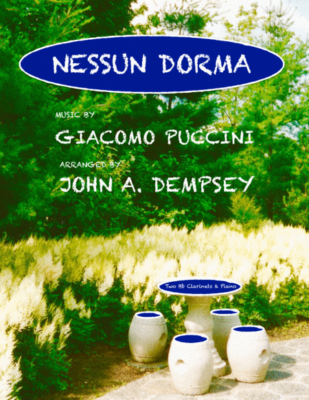 Nessun Dorma Trio For Two Clarinets And Piano Sheet Music