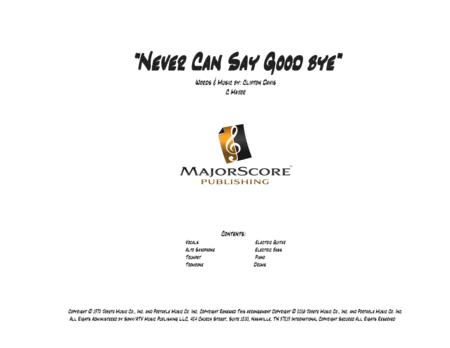 Never Can Say Goodbye Vocal 7 Piece C Major Sheet Music