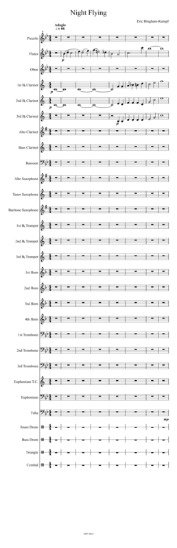 Night Flying Sheet Music