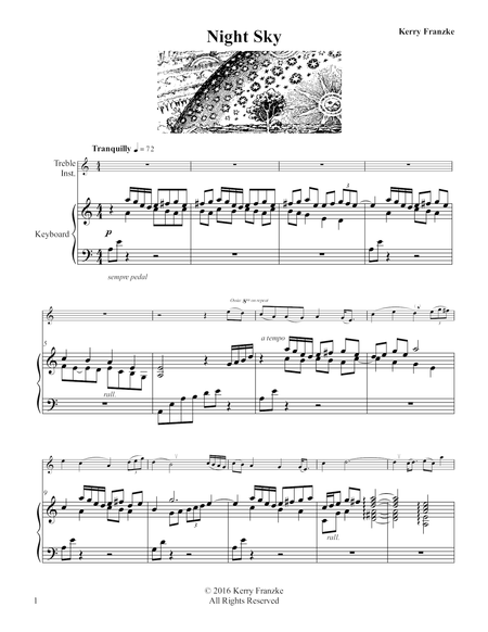 Night Sky Sheet Music