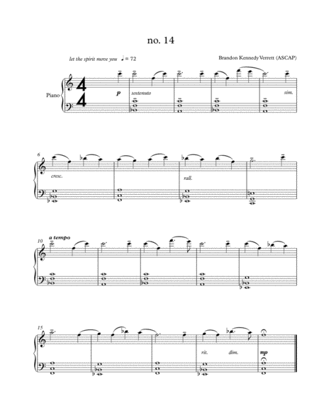 Free Sheet Music No 14