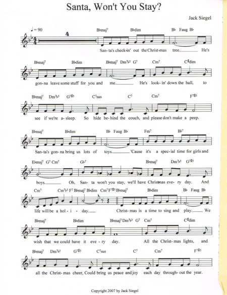 Free Sheet Music No Room At The Inn