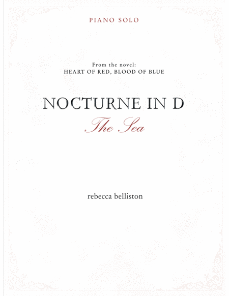 Nocturne In D The Sea Piano Solo Sheet Music